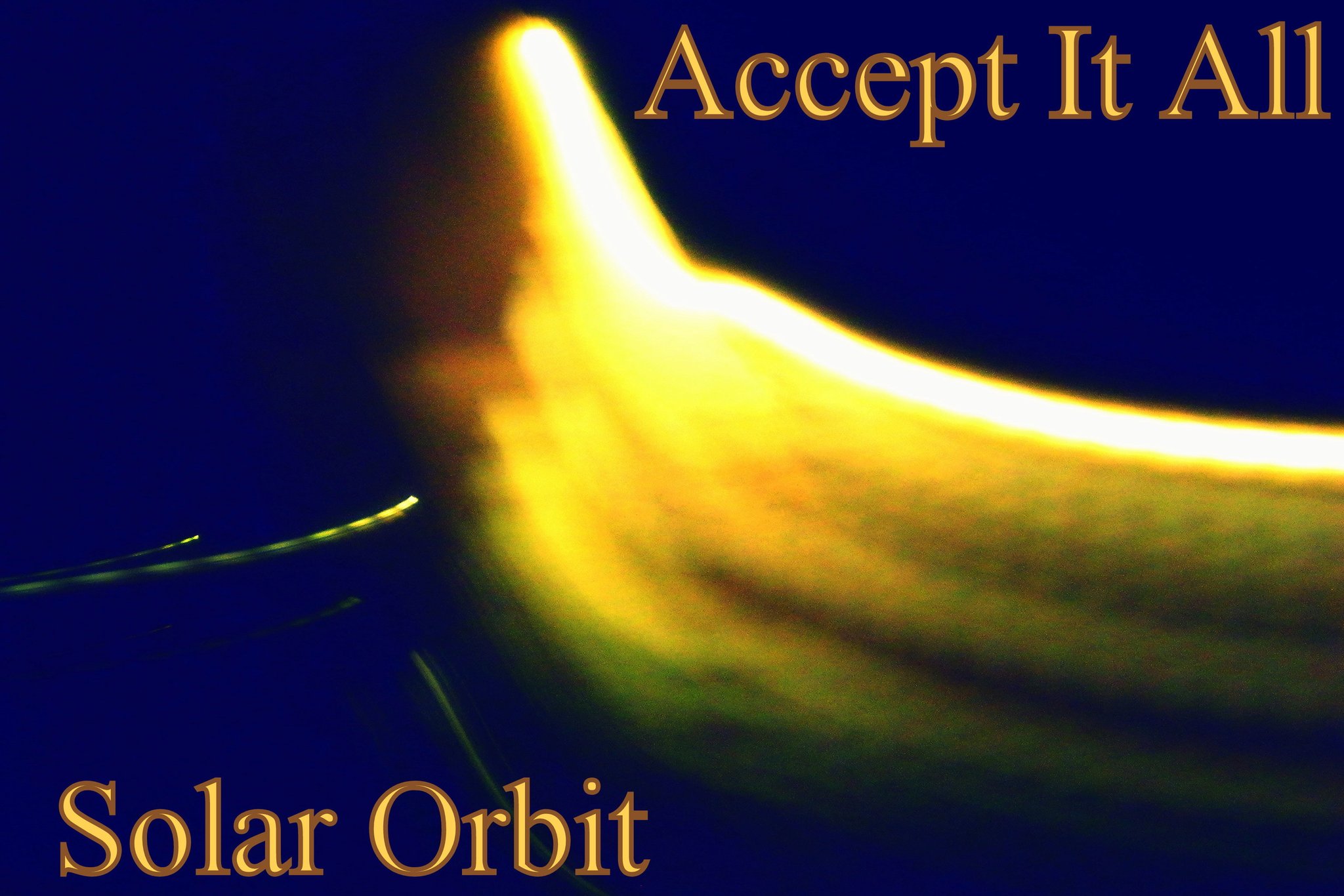 Accept It All Solar Orbit - Cosmic Art Card