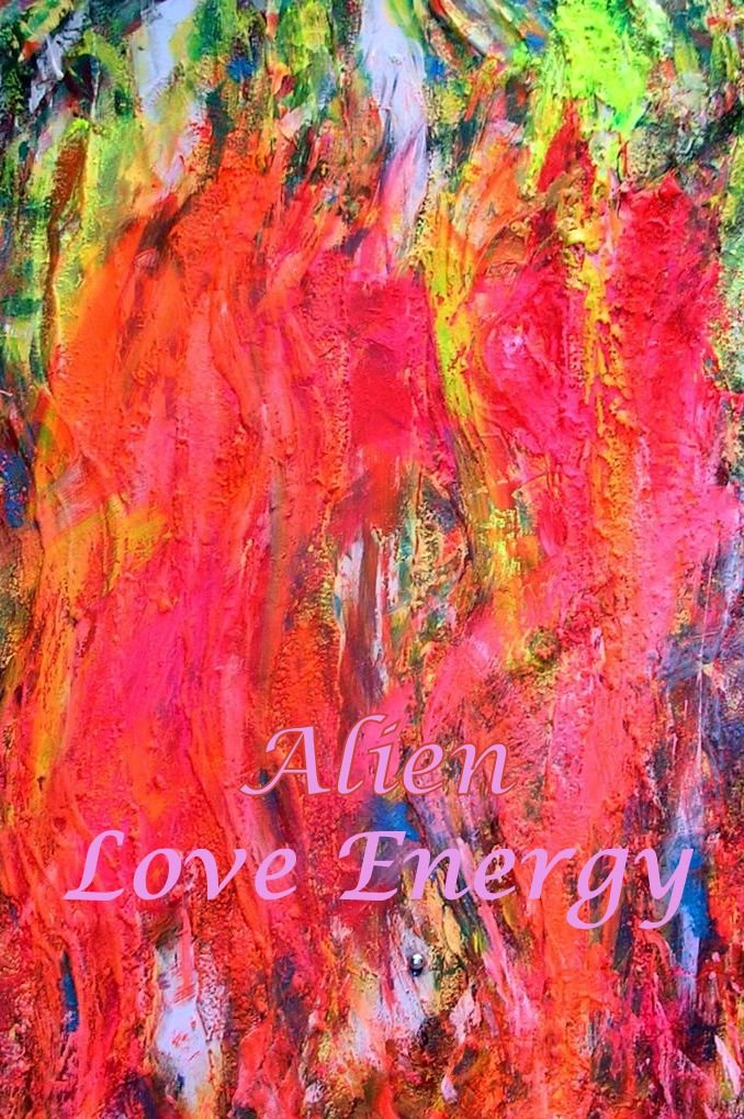 Alien Love Energy - Cosmic Art Card depicting emotional essence