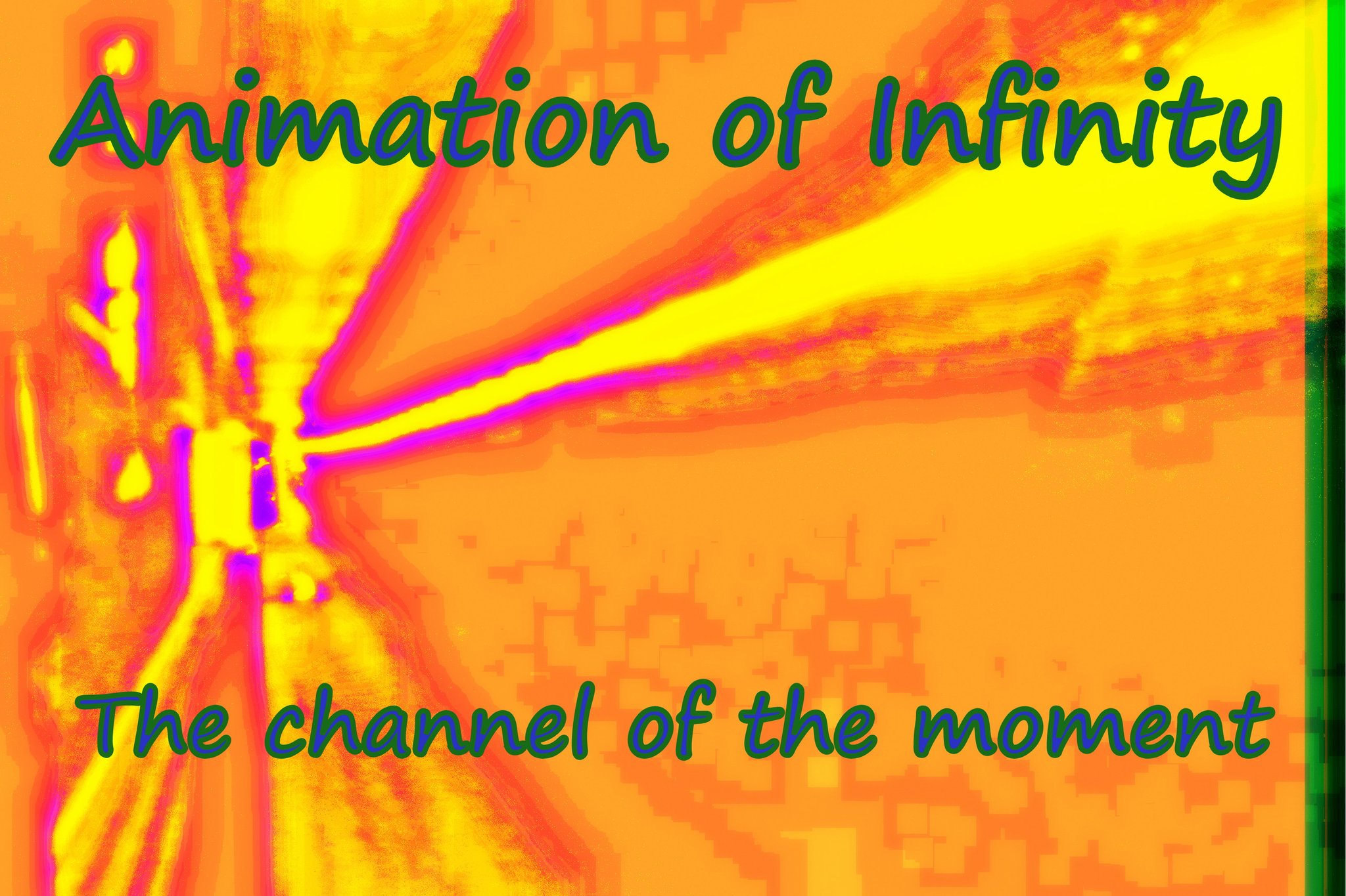 Animation of Infinity The channel of the moment - Cosmic Art Card