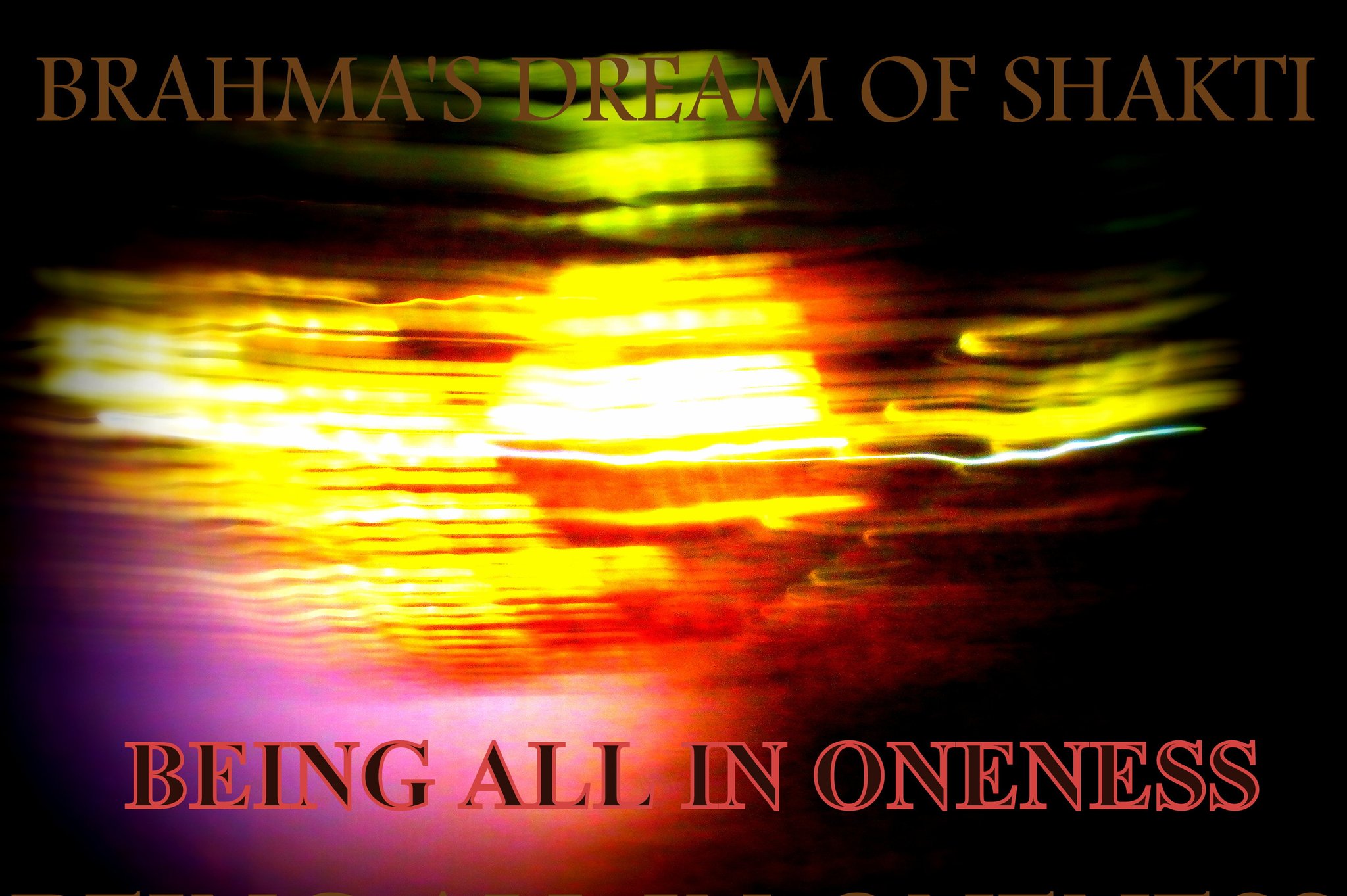 BRAHMAS DREAM OF SHAKTI BEING ALL IN ONENESS - Cosmic Art Card