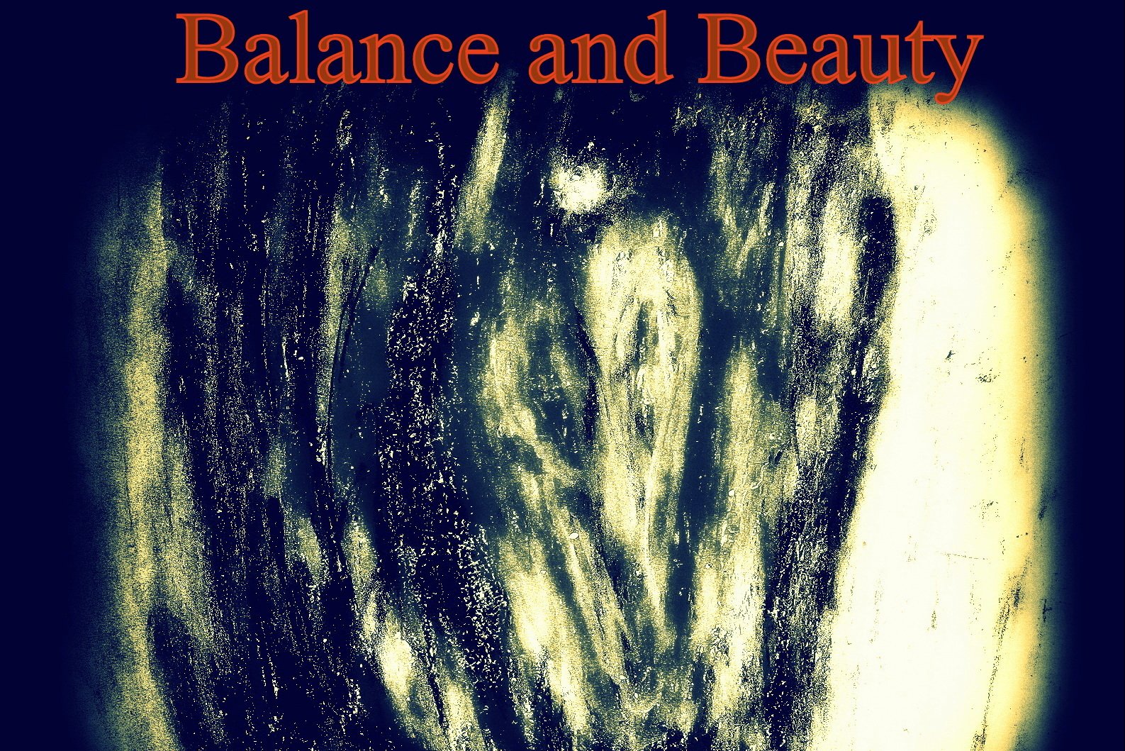 Balance and Beauty - Cosmic Art Card