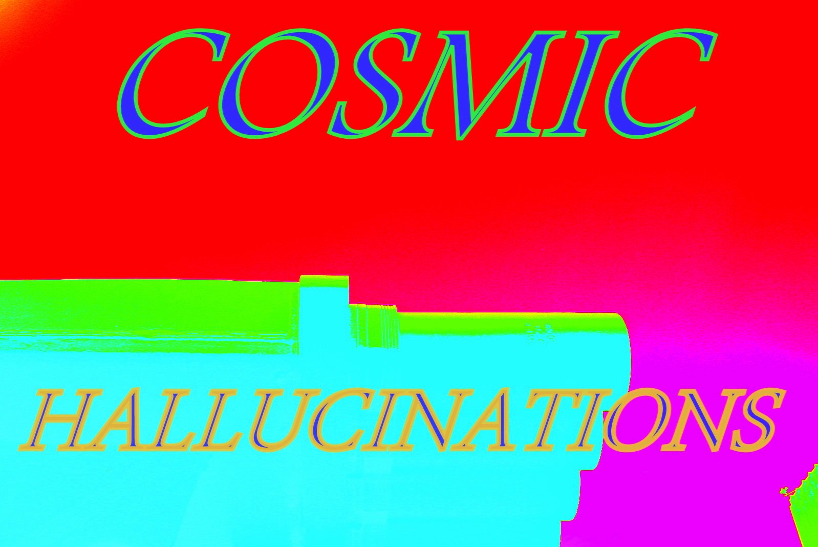 COSMIC HALLUCINATIONS - Cosmic Art Card featuring cosmic elements