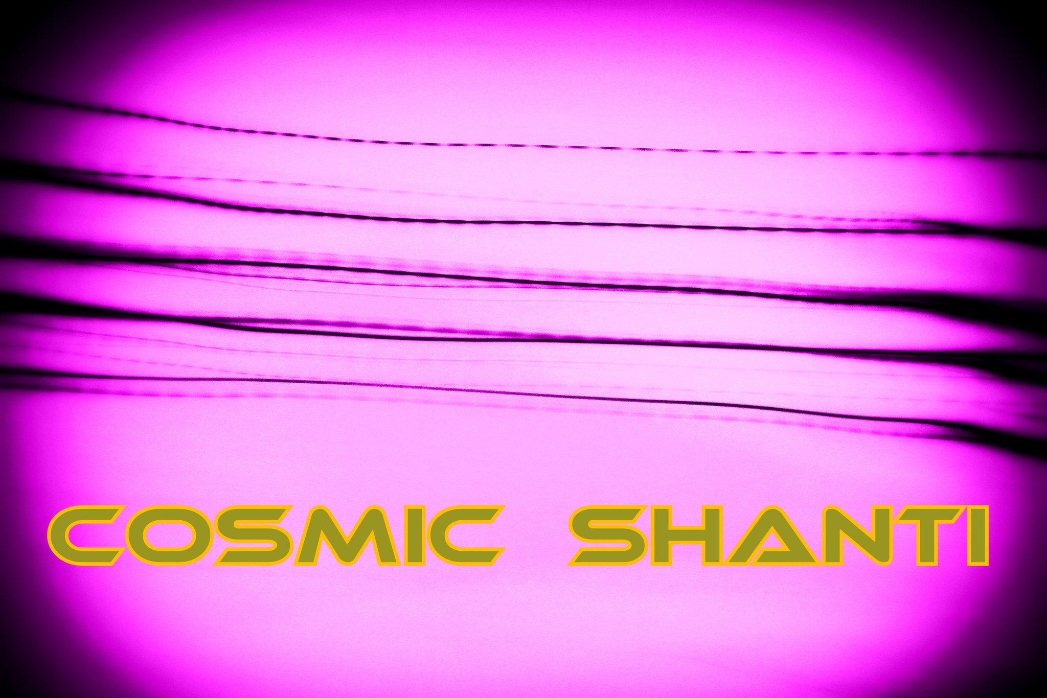COSMIC SHANTI - Cosmic Art Card featuring cosmic elements