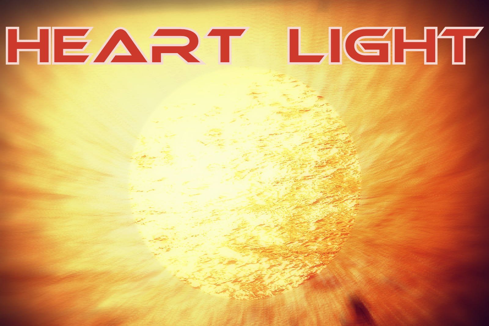 HEART LIGHT - Cosmic Art Card depicting emotional essence