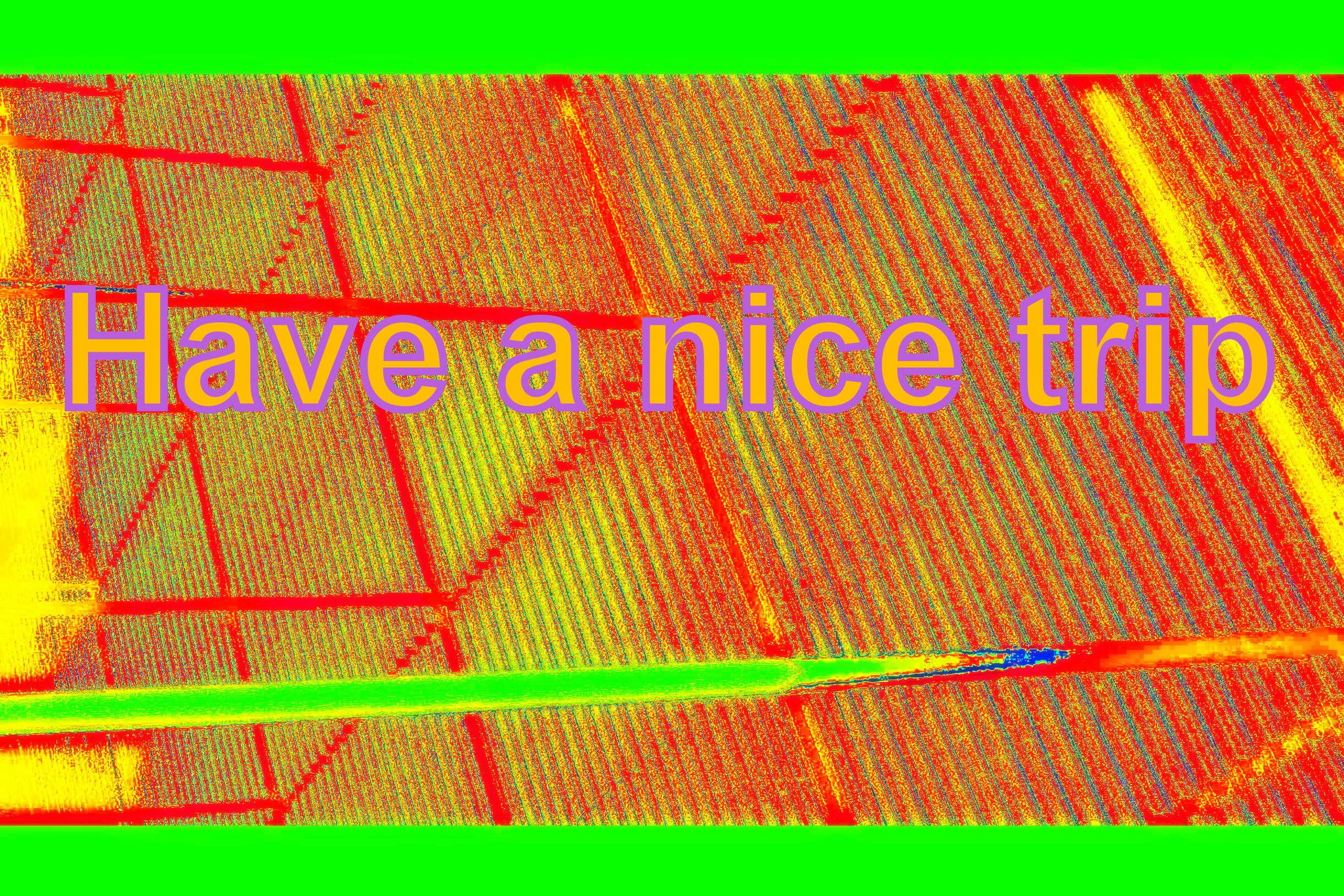 Have a nice trip - Cosmic Art Card