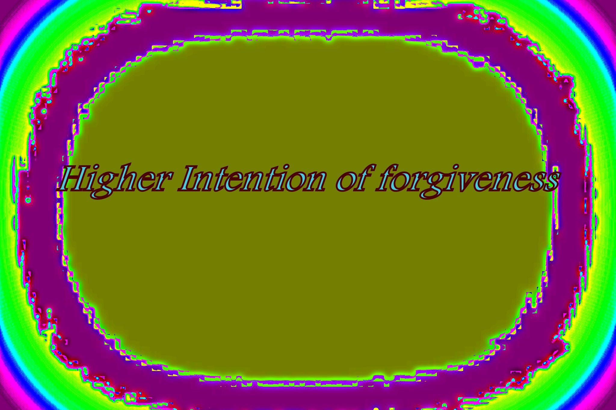 Higher Intention of forgiveness - Cosmic Art Card