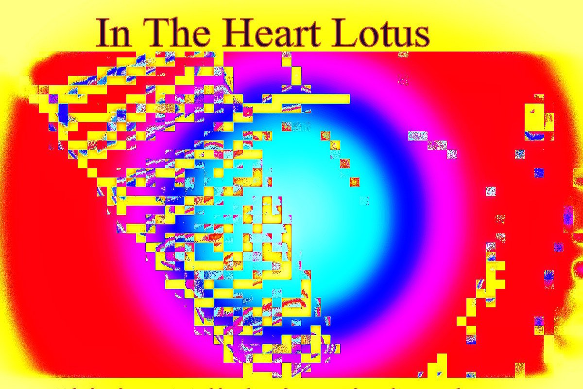 In The Heart Lotus - Cosmic Art Card depicting emotional essence
