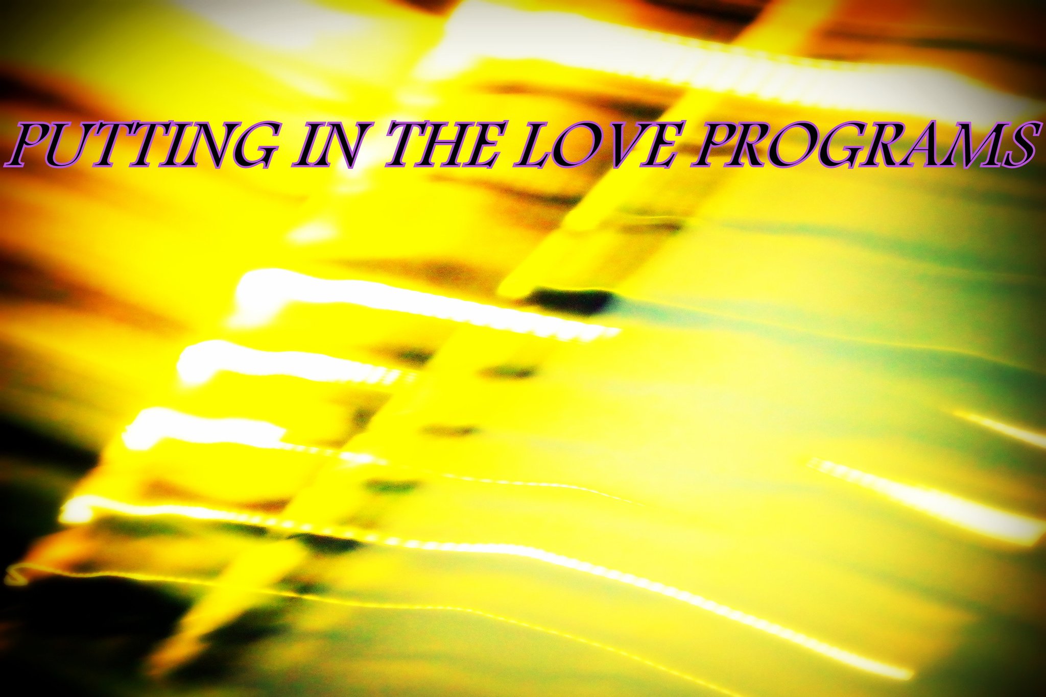 PUTTING IN THE LOVE PROGRAMS - Cosmic Art Card depicting emotional essence