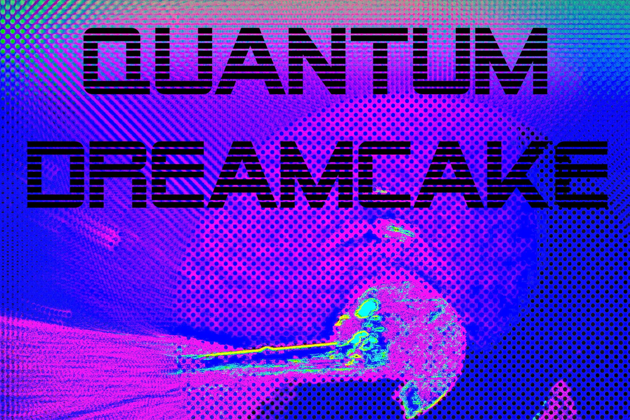 QUANTUM DREAMCAKE - Cosmic Art Card