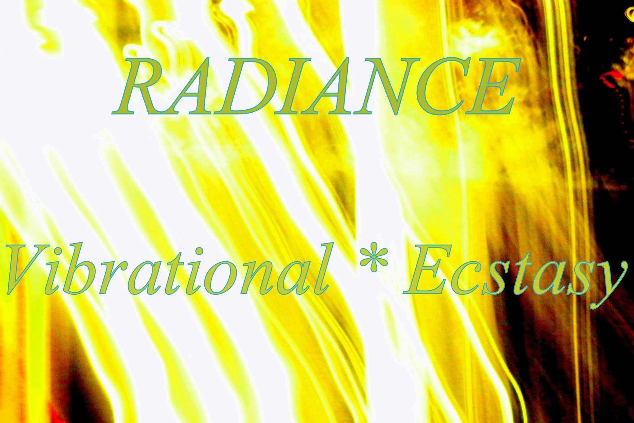 RADIANCE Vibrational Ecstasy - Cosmic Art Card